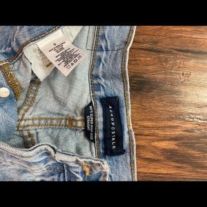 Aeropostale 90’s super high rise straight jeans